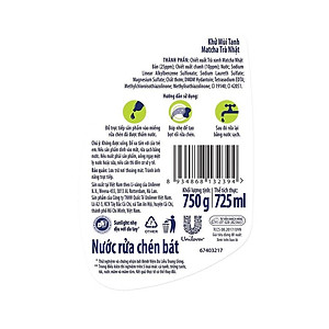 COMBO 3 Túi Nước rửa chén Sunlight Thiên nhiên (trắng) Túi 750gx3