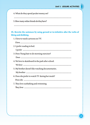 Sách Trọng Tâm Ngữ Pháp Tiếng Anh Lớp 8 - Tập 1 (Tái Bản 01)