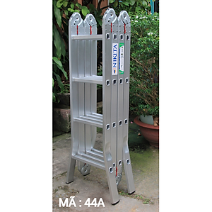 Thang nhôm gấp 4 khúc Nikita Nik44 chân thẳng