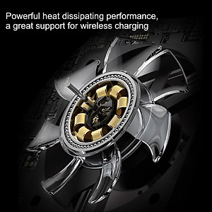 Sạc không dây cho iPhone X XS Max/ S9 Note 9 Baseus Automatic Radiating Wireless Charger Qi Fast Wireless Charging Pad -Hàng Chính Hãng