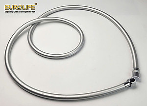 Dây sen chịu áp lực cao, nhựa PVC, ti đồng chống xoắn, dài 150cm, 200cm Eurolife