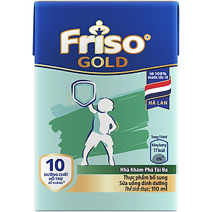 Thùng 48 Hộp Sữa Bột Pha Sẵn Friso Gold Rtd Vani (48 Hộp X 110ml)