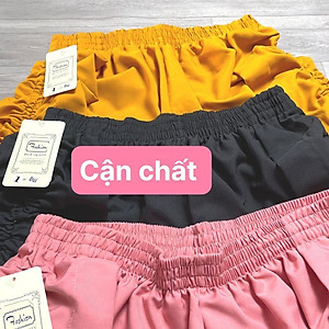 Quần short nữ bigsize chất vải mango bảng lưng chun có độ co giản thoai mái Q9