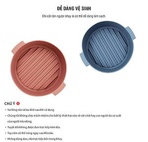 Khay Silicone Dành Cho Nồi Chiên Không Dầu Và Lò Vi Sóng Lock&Lock CKB003 - Hàng Chính Hãng