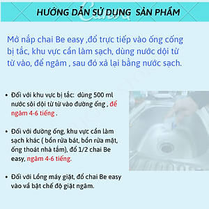 Bột Thông Tắc Đường Ống, Cống Thoát, Chậu Rửa, Vệ Sinh Lồng Giặt Dr.C CHÍNH HÃNG - Be.Easy