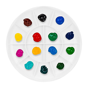 Khay Pha Màu Deli - 14 Ngăn - 1 Chiếc - 68306