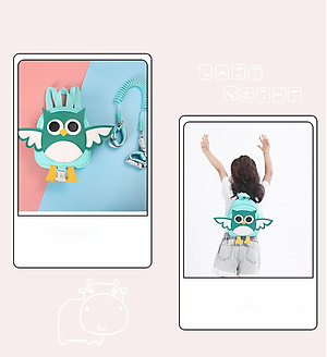 Dây Đai Chống Lạc KUNBE Kèm Balo Ngộ Nghĩnh, Loại 2.5M, Có Khóa An Toàn, Đựng Đồ Tiện Dụng