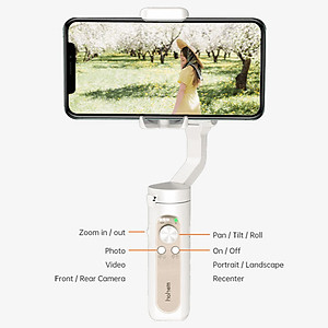 Tay cầm chống rung Gimbal Hohem iSteady X - tay cầm chống rung 3 trục cho điện thoại nhẹ nhất thế giới - Hàng chính hãng