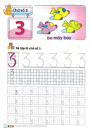 Tủ Sách Bé Vào Lớp Một - Bé Tập Tô Và Làm Quen Với Chữ Số (Tái Bản 2019)