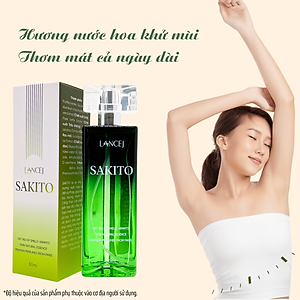 Xịt Khử Mùi Hôi Nách SAKITO LANCEJ 50ml, Khử Mùi Toàn Thân, Ngăn Tiết Mồ Hôi, Lưu Hương Suốt 24H