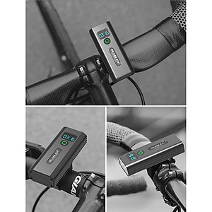 Đèn Pha Xe Đạp Chiếu Sáng Cao Cấp Chống Nước BC30/FX4 Gắn Ghi-Đông Siêu Sáng Sạc Điện Type-C Có Đồng Hồ Hiển Thị Thời Gian Lượng Pin Có Hỗ trợ Sạc Khẩn Cấp - Mai Lee