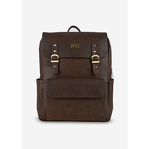 Balo da nam nữ công sở khóa gài thanh lịch UBP2 - 5021, ba lô đựng laptop 15 inch