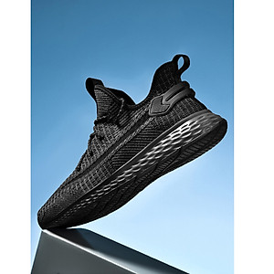 Giày thể thao nam, giày chạy bộ đế êm nhẹ, thoáng khí đế cao su đúc, chống trơn trượt hạn chế mòn – BEE GEE – GNA1022