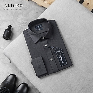 Áo sơ mi nam dài tay ALIGRO chất liệu pirma cotton mềm mịn, kiểu dáng đơn giản, tinh tế ALGS159
