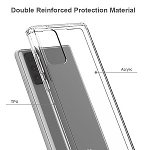 Ốp lưng chống sốc trong suốt siêu mỏng cho Samsung Galaxy Note 20 Ultra hiệu Likgus Crashproof giúp chống chịu mọi va đập - hàng nhập khẩu