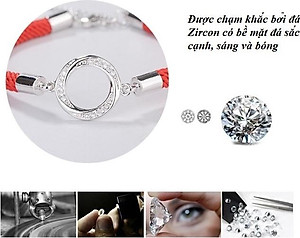 COMBO- CẶP VÒNG TAY ĐÔI Bracelet tình yêu (Đồng trắng mạ Bạch kim) (Đen và Đỏ)