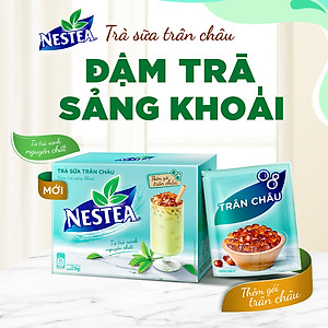 Trà sữa NESTEA trân châu hộp 5 gói x 17 g