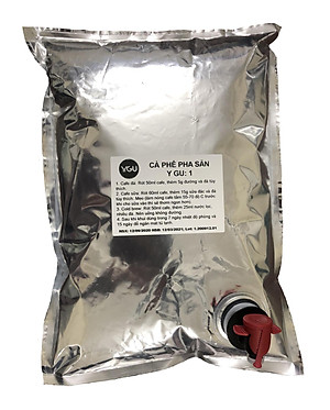 Cà phê pha sẵn YGU 01, Cold Brew Cafe, hộp 3 Kg