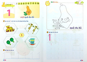 Sách Mai Em Vào Lớp 1 - Vở Bé Làm Quen Với Chữ Số (Dành Cho Trẻ Từ 5 - 6 Tuổi)(Tái Bản)