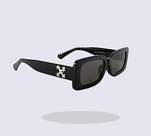 Kính râm nam nữ Mắt vuông Off White dáng nhỏ retro cao cấp