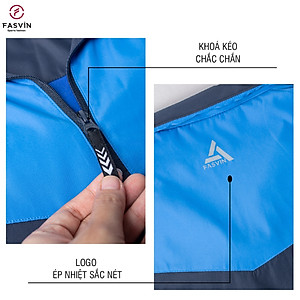 Bộ Quần Áo Gió Thể Thao Nam FASVIN BD23599.HN 02 Lớp Lót Thun Dày Dặn Ấm Áp Chất Vải Và Phom Dáng Rất Đẹp