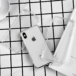 Ốp Hybrid Viền TPU Mặt Kính Cường Lực Leeu Design dành cho iPhone Xs Max _ Hàng Nhập Khẩu