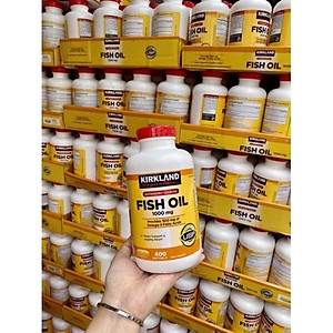 Omega 3 dầu cá Mỹ Kirkland Signature Fish Oil 1000mg Hỗ trợ sức khỏe não bộ, hệ thần kinh, Tim mạch, Khớp, Bổ mắt, Làm đẹp da - OZ Slim Store