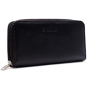 Ví Nữ Huy Hoàng HT3142 (9.5 x 19 cm) - Đen