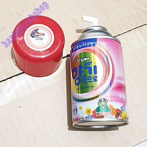 Chai Xịt Khử Mùi Ô Tô Xịt Thơm Hương Cafe Hàn Quốc 290ml Màu Hồng