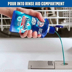 Nước làm bóng chén Finish Jet-Dry Ultra Rinse Aid Dishwasher Rinse 946ml