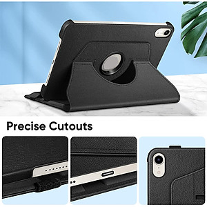 Case bao da xoay 360 độ cho iPad Gen 10 10.9 inch 2022 / Gen 11 A16 2025 hiệu HOTCASE chống sốc cực tốt, bảo vệ toàn diện, trang bị tính năng smartsleep - Hàng nhập khẩu