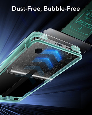 Bộ 2 Kính Cường Lực Kèm Khung Dán ESR Armorite Screen Protector (UltraFit) Cho Samsung Galaxy S25 Ultra, Nhận Vân Tay Tốt_ Hàng Chính Hãng