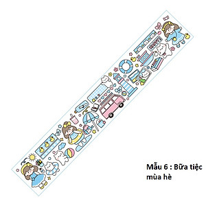 Miếng Sticker loại xịn cỡ lớn Laluna hoạt tiết xinh yêu - A14
