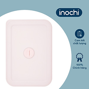 Hộp Đựng Thực Phẩm Trữ Đông Chữ Nhật Nhiều Cỡ Nắp Có Thiết Kế Đồng Hồ Ghi Nhớ Thời Gian Lưu Trữ  ( Tặng kèm khăn lau đa năng pakasa ) - Hàng Chính Hãng INOCHI ( Giao màu ngẫu nhiên)