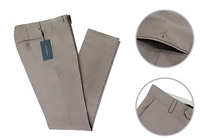 Quần tây nam Novelty 0Ply 1804530 màu xám nhạt