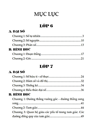 Sổ Tay Toán Cấp 2 Lớp 6-7-8-9 - KV