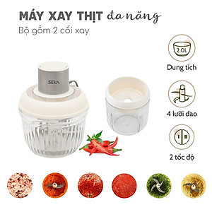 Máy Xay Thịt SEKA SK2287 2 Cối - Hàng Chính Hãng
