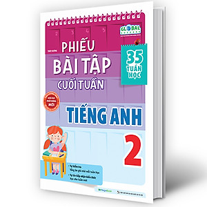 Sách Phiếu bài tập cuối tuần Tiếng anh lớp 2 (Global)