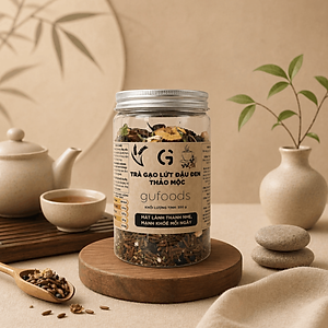 Trà gạo lứt đậu đen thanh nhiệt GUfoods - Tự nhiên, Healthy, Thanh lọc cơ thể, Mát gan, Cải thiện giấc ngủ, Đa dạng hương vị