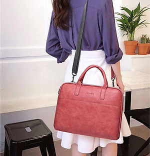 TÚI XÁCH DA, CẶP XÁCH DA DÀNH CHO LAPTOP, MACBOOK, SURFACE CHỐNG SỐC, CHỐNG NƯỚC TUYỆT ĐỐI, CÓ DÂY ĐEO VAI