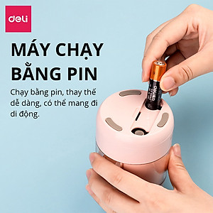 Gọt Bút Chì Điện Tự Động Deli - Tiện Lợi, An Toàn Và Bảo Vệ Người Dùng, Màu Sắc Hiện Đại Sang Trọng Học Sinh Văn Phòng - VA100