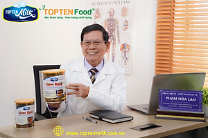 Sữa dinh dưỡng cho gan ,mát gan giải độc liver gold 800g topten milk