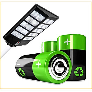 Đèn Đường Năng Lượng Mặt Trời Liền Thể 2 Cánh 500W 