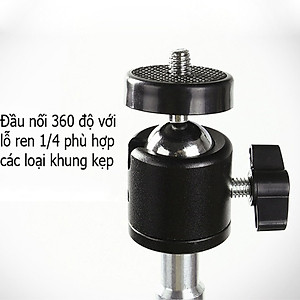 Chân đế điện thoại, máy ảnh  dùng để livestream, chụp ảnh, quay tiktok, kiêm gắn đèn livestream , tặng kèm remote bluetooth - Hàng chính hãng 