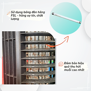 Đèn bắt muỗi ruồi và các loại côn trùng HATACA  model CN04 ( Hàng Chính Hãng)