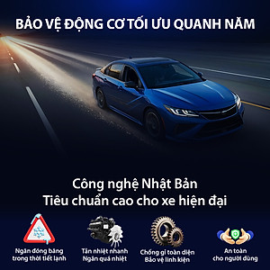 Nước Làm Mát Động Cơ Màu Xanh Lá AISIN Long Life Coolant 20% 4 Lít LCPM20A4LG - Nhập Khẩu Chính Hãng