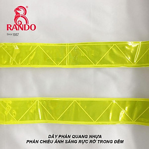 BỘ ÁO ĐI MƯA TRONG MÀU PHẢN QUANG, AN TOÀN, RANDO