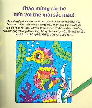 Sách Tô Màu Theo Số Dưới Đại Dương