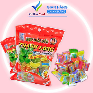 kẹo dừa thanh long thập cẩm - đặc sản Bến Tre (500g)