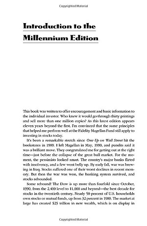 One Up On Wall Street: How To Use What You Already Know To Make Money In The Market